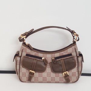 Women's CHRISTIAN EDREI Tote Handbag Purse Brown